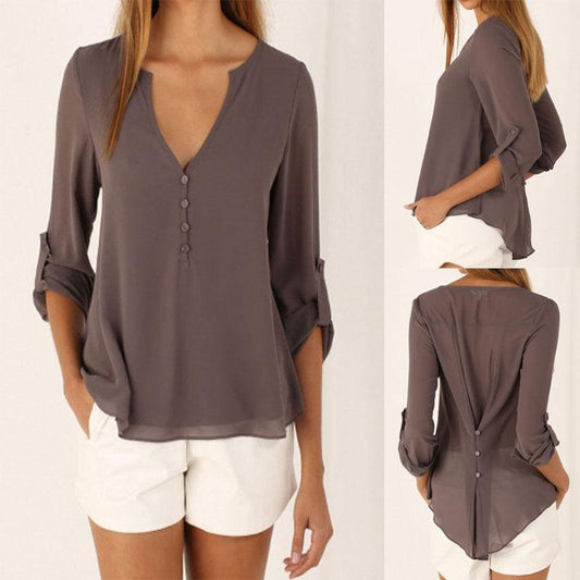 Aura Pierre - Blusa Casual Elegante e Confortevole - Aura Pierre